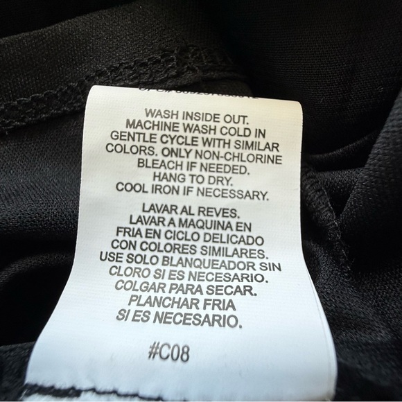 NWT Lily Rose Elegant Black w/ Lace detail Dress Flowy Whimsigoth Soft size 5 - Picture 10 of 10